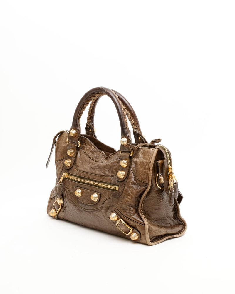 Vintage Balenciaga Motocross Classic City Giant Bag - A