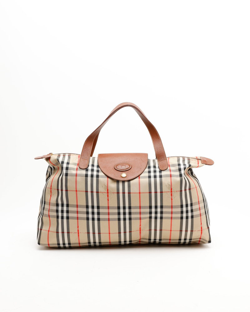 Burberry Heritage Burberry Nova Check Tote Medium Vintage Burberry