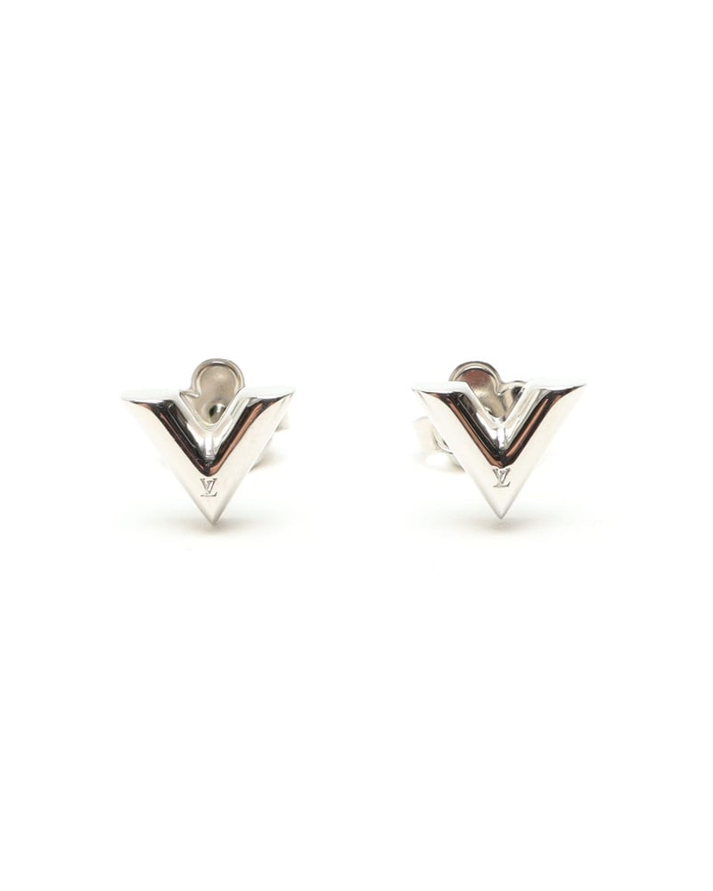 【LOUIS VUITTON】エッセンシャルV Auth LOUIS VUITTON Studs Earring Essential V Gold | eBay