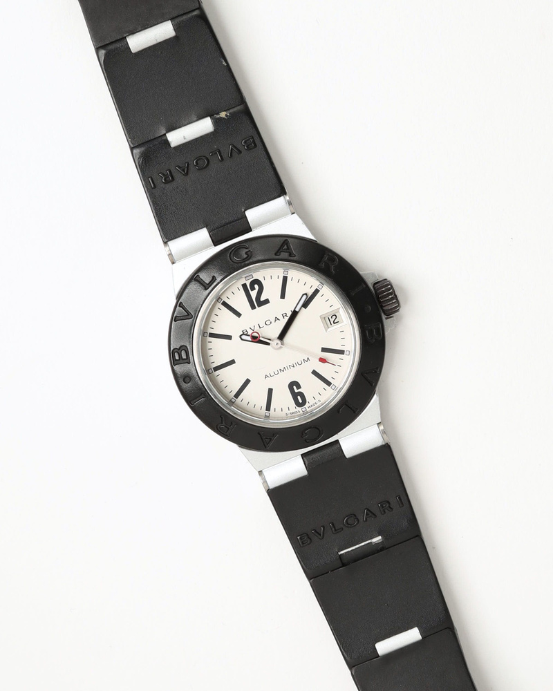 Vintage Bvlgari Diagono Aluminium 32mm Ref AL32TA Watch - A Retro Tale