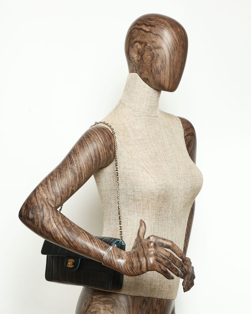 Vintage Chanel East West Chocolate Bar Bag - A Retro Tale