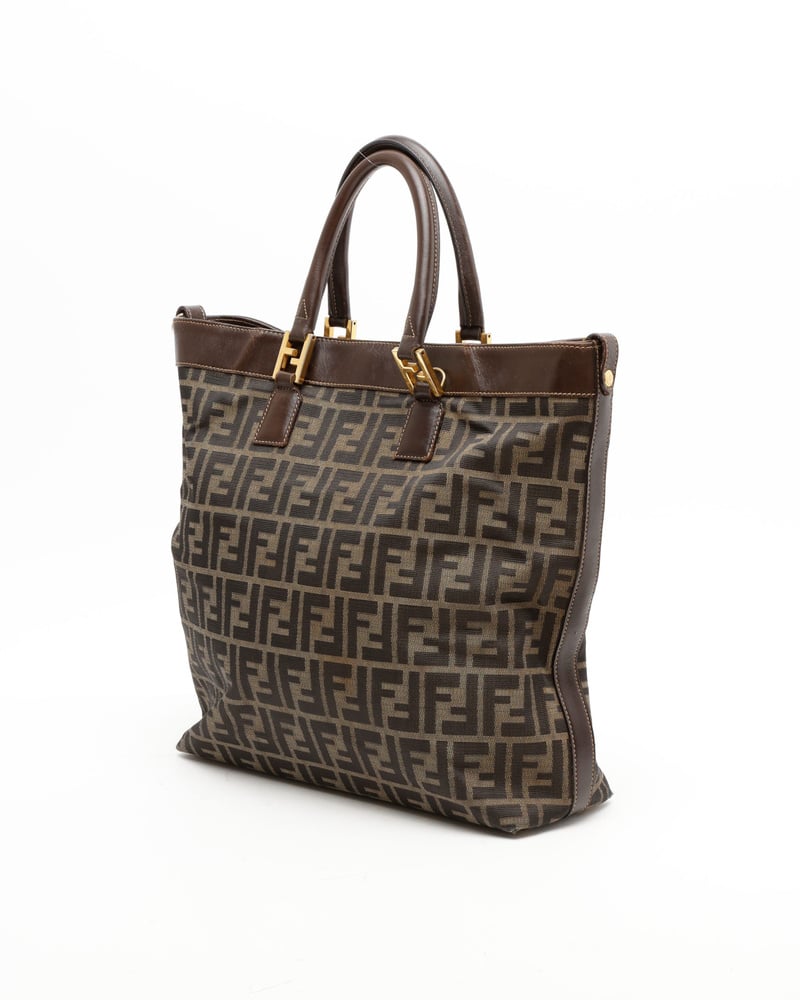 Vintage Fendi Zucca Tote Bag - A Retro Tale