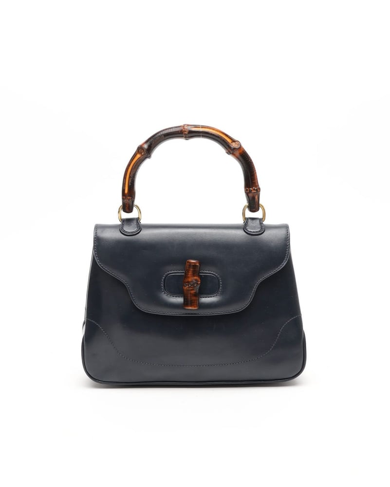 【ベタあり】 old Gucci bamboo hand bag brown 1947 Bamboo Top Handle Bag Small | Brown Leather Gold