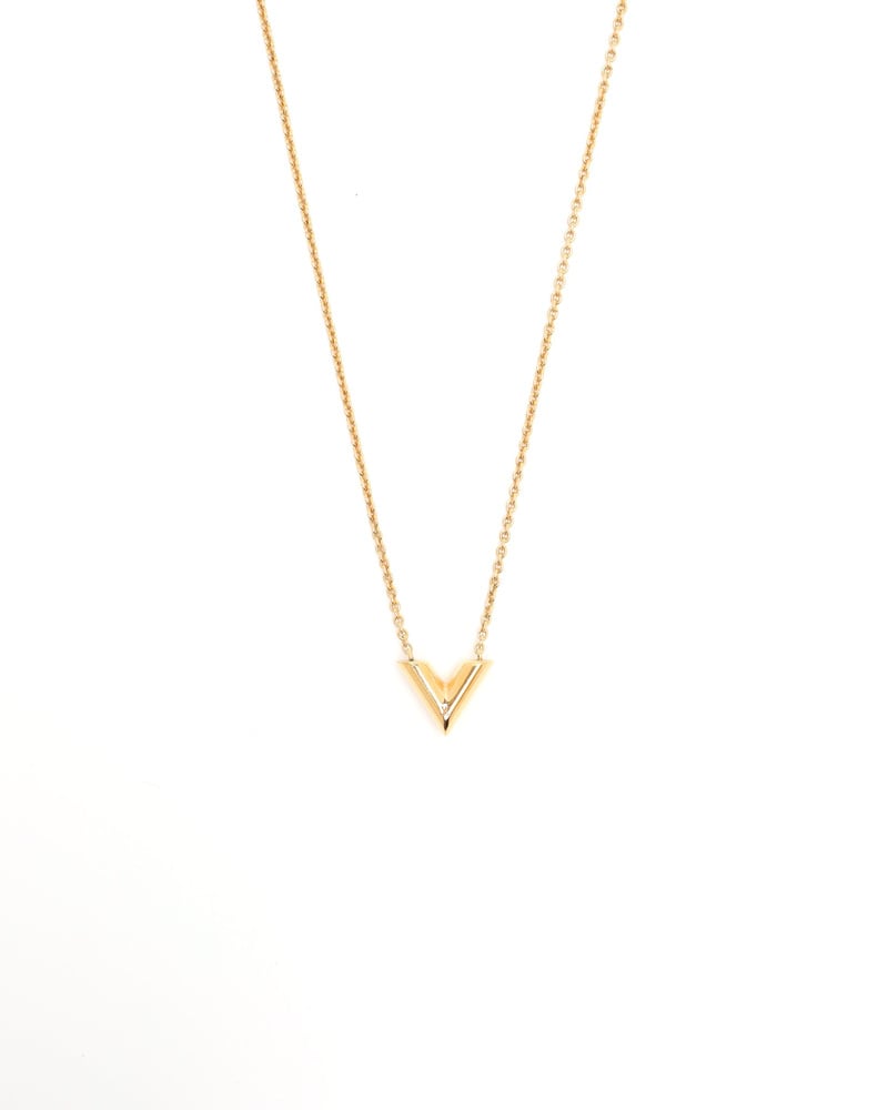 Vintage Louis Vuitton Essential V Necklace - A Retro Tale