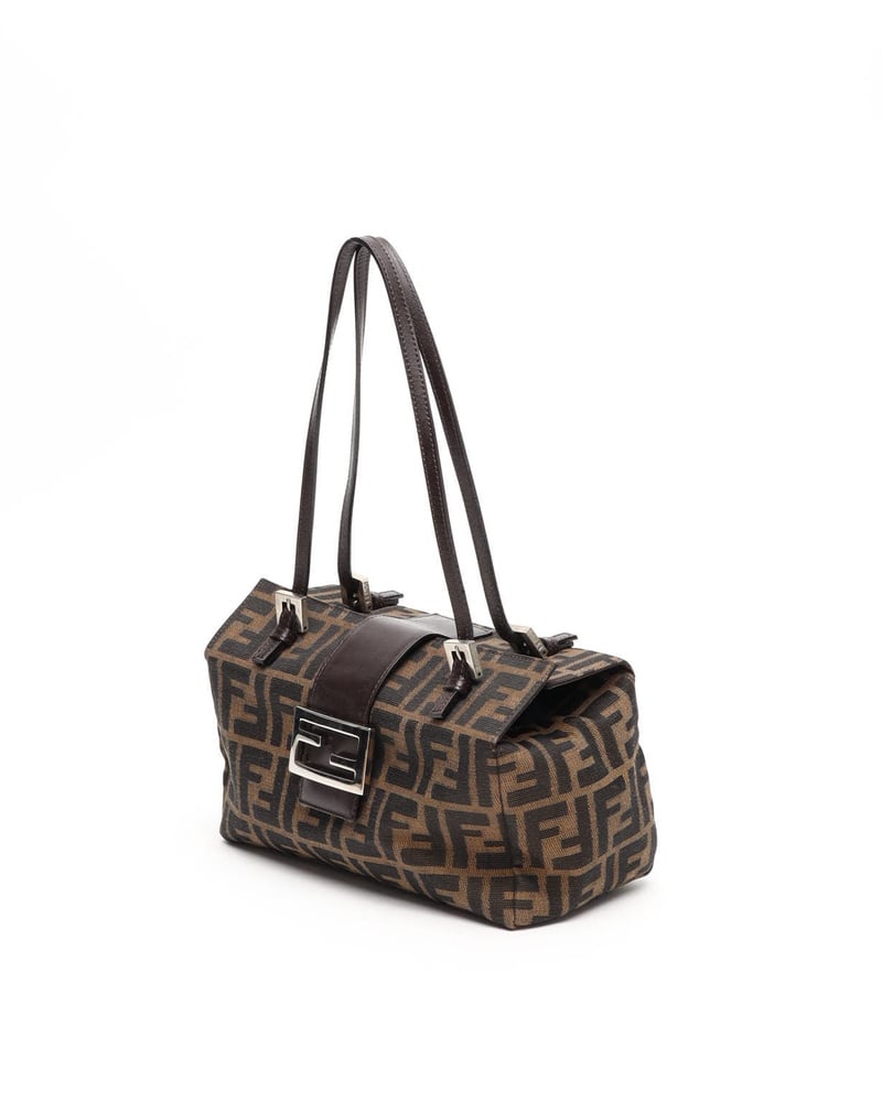 Vintage Fendi Zucca Bento Box Bag - A Retro Tale