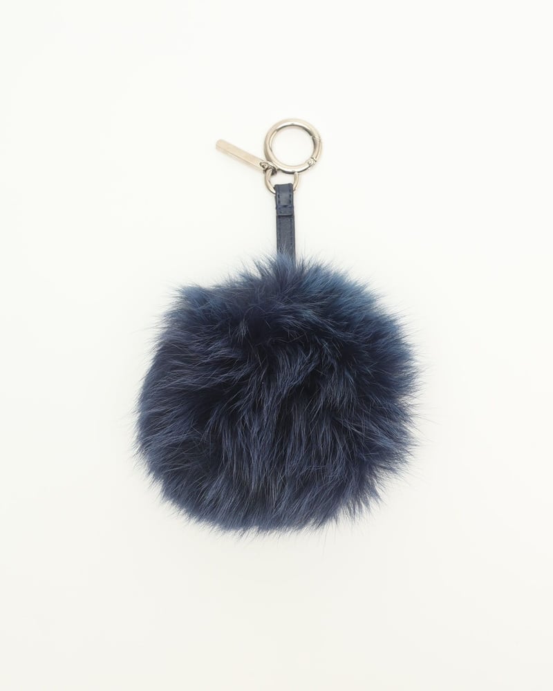 Vintage Fendi Pom-Pom Fur Charm - A Retro Tale