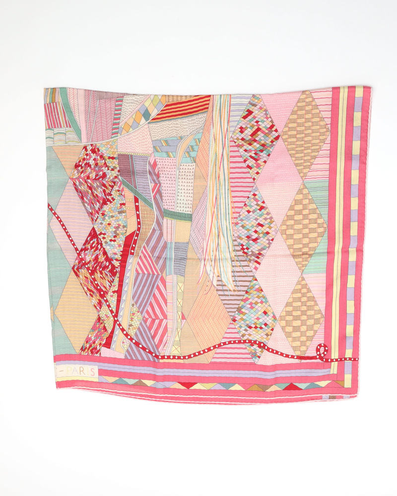 HERMES 25S SCARF 175 IN CASHMERE 992040