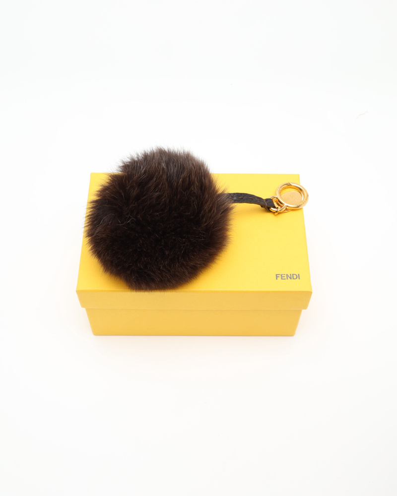 Vintage Fendi Pom-Pom Fur Charm A Retro Tale