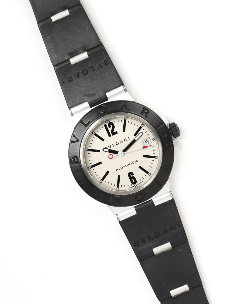 Vintage Bvlgari Diagono Aluminium 38mm Ref AL38TA Watch - A Retro Tale