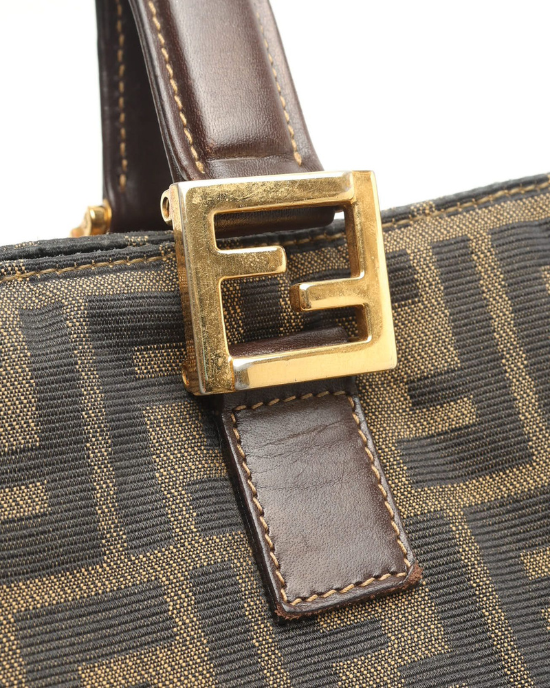 Vintage Fendi Zucca Tote Bag Large - A Retro Tale - 840-20075