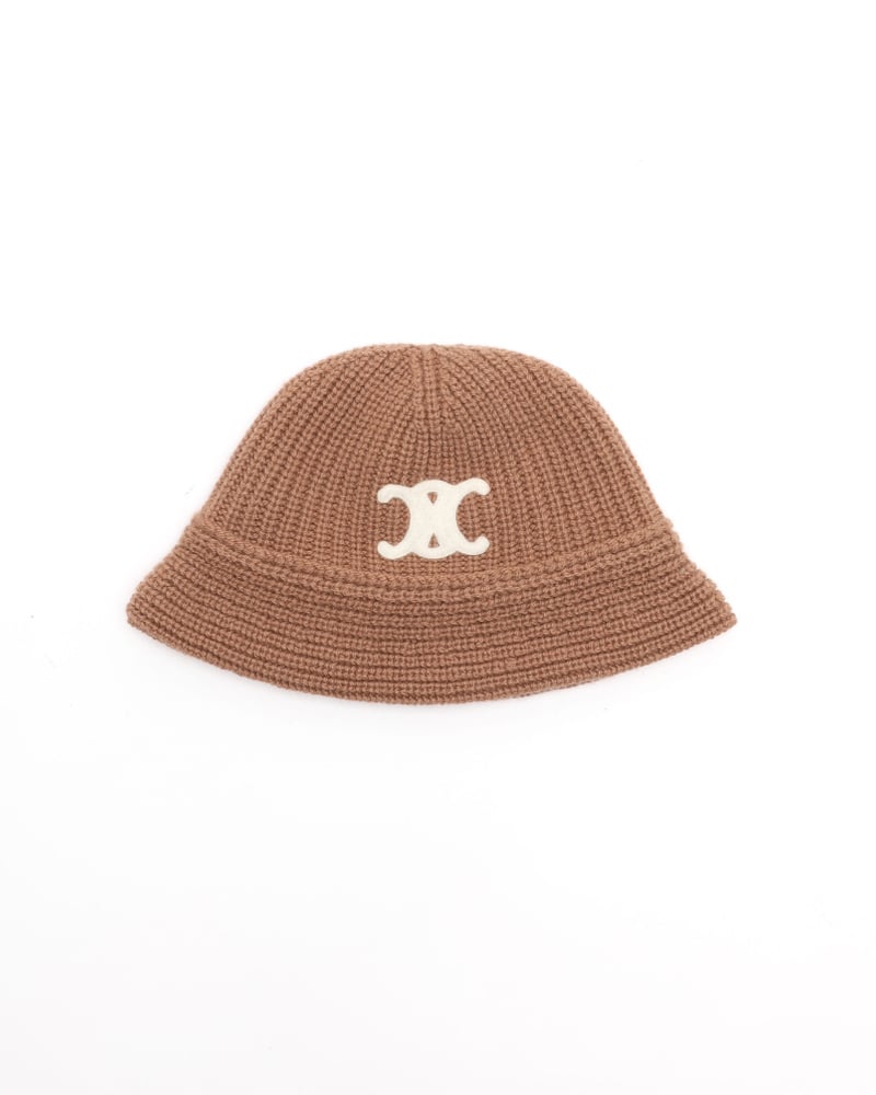Vintage Céline Triomphe Cashmere Bucket Hat - WZ584024