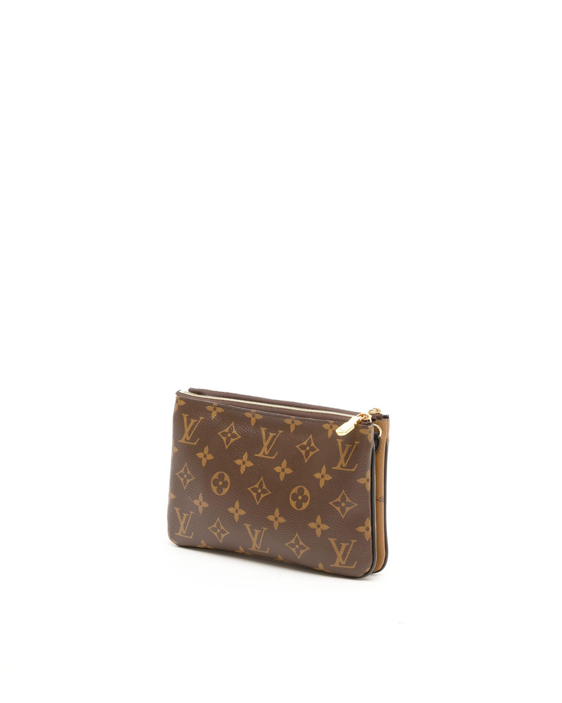 Vintage Louis Vuitton Giant Reverse Double Zip Pochette Bag - A4103570