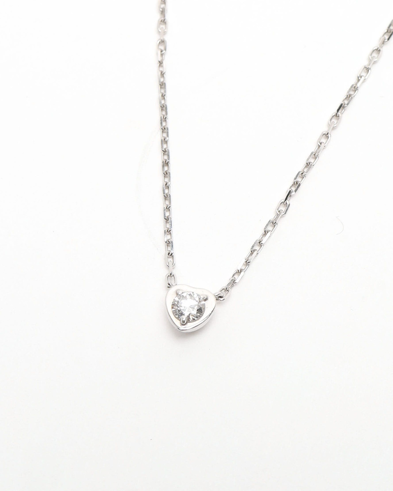 Vintage Cartier Diamond Léger Doo Cartier Hearts Necklace - WZ604666