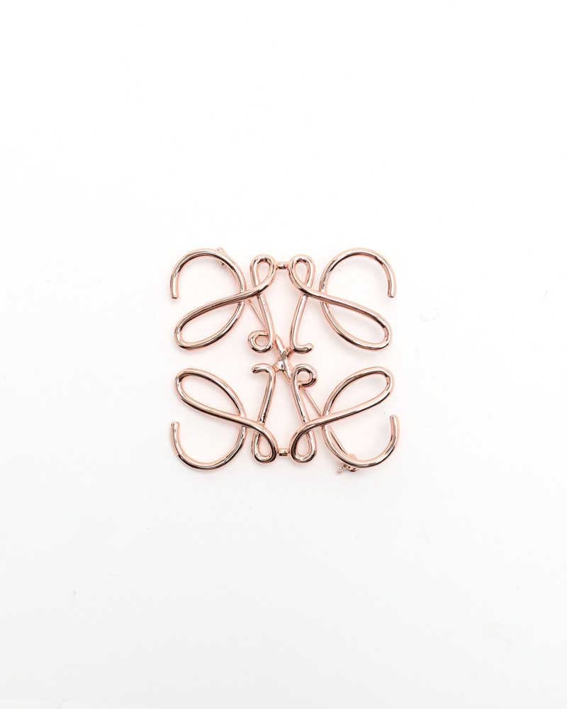 Vintage Loewe Anagram Brooch Rose Gold - 849-45328 Loewe Anagram
