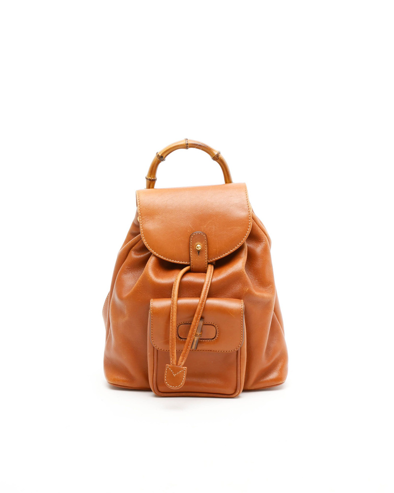 Vintage Gucci Bamboo Mini Backpack - 850-21487 display picture 1