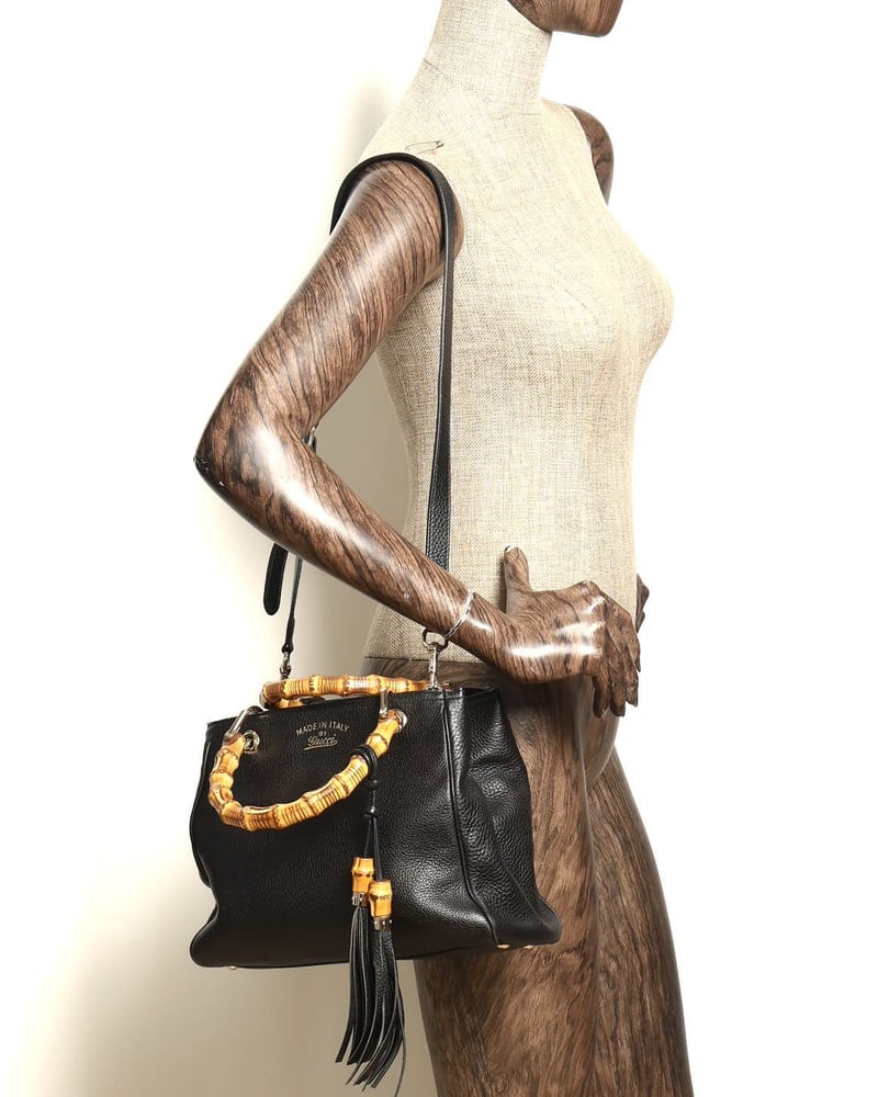 Vintage Gucci Bamboo Handbag - 852-39825