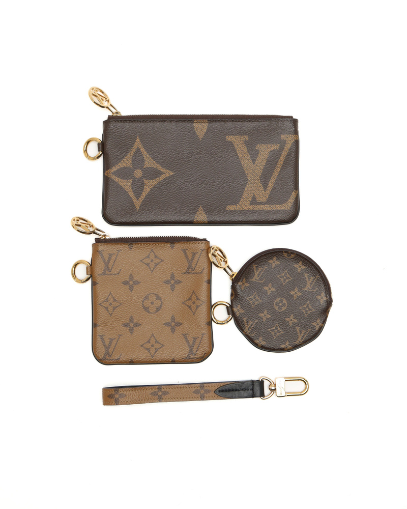Vintage Louis Vuitton Monogram Giant Revert Pochette Trio - A4139682