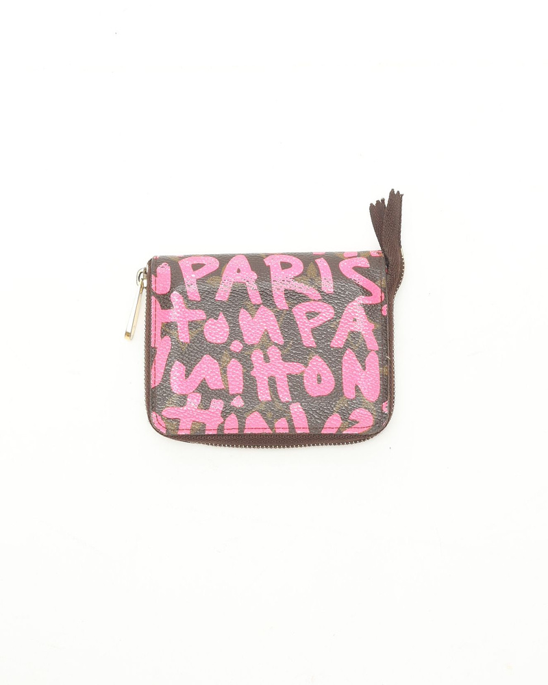 Vintage Louis Vuitton Graffiti Zippy Coin Purse - K260225313688 Vintage Louis Vuitton Graffiti Zippy Coin Purse - K260225313688