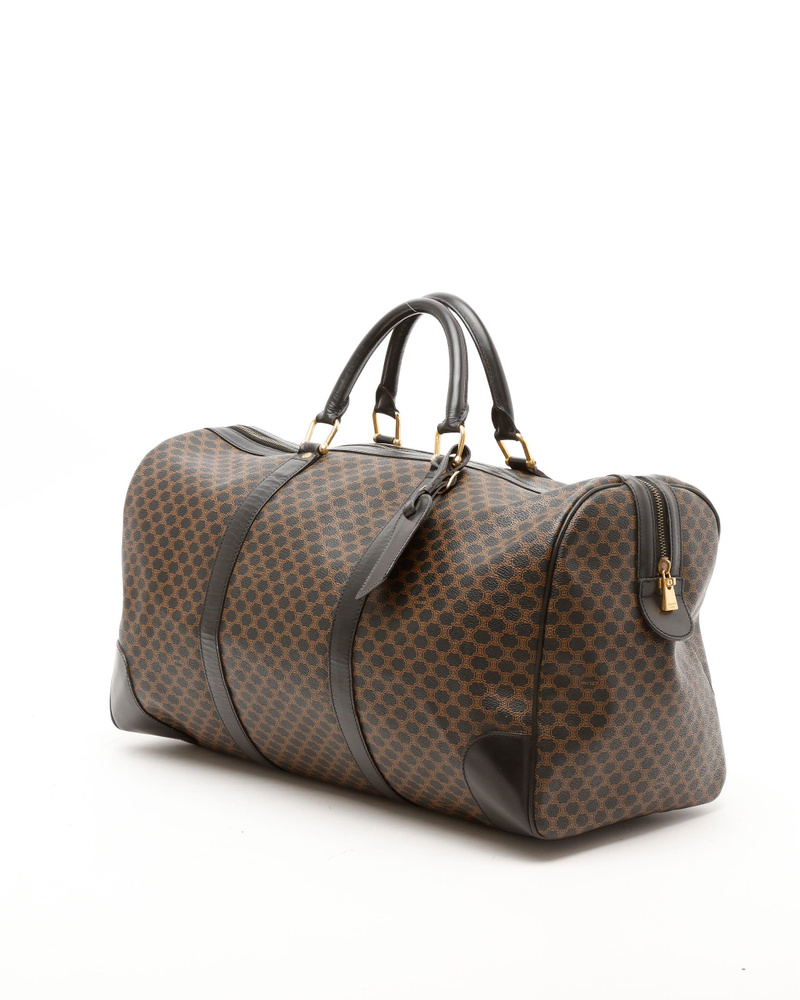 バッグ CELINE Macadam Unisex Travel Handbag Vintage Céline Macadam Weekend Bag - 2260001101832