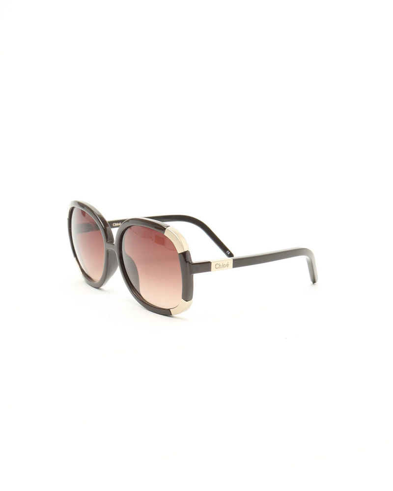 Vintage Chloé CL 2119 Brown Gradient Sunglasses - 260931503
