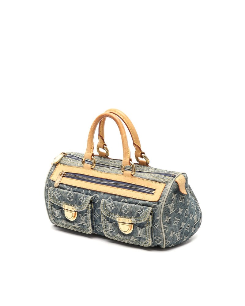 Vintage Louis Vuitton Monogram Denim Neo Speedy Bag - 863-19568