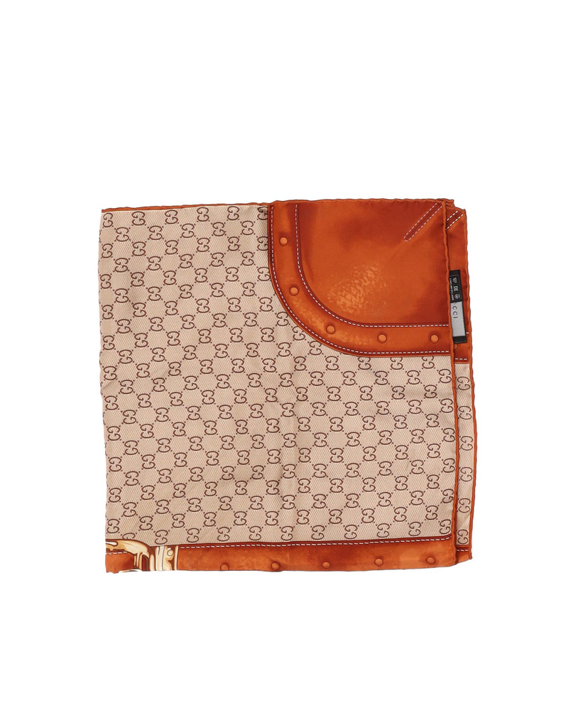 Gucci 70 GG Silk Scarf