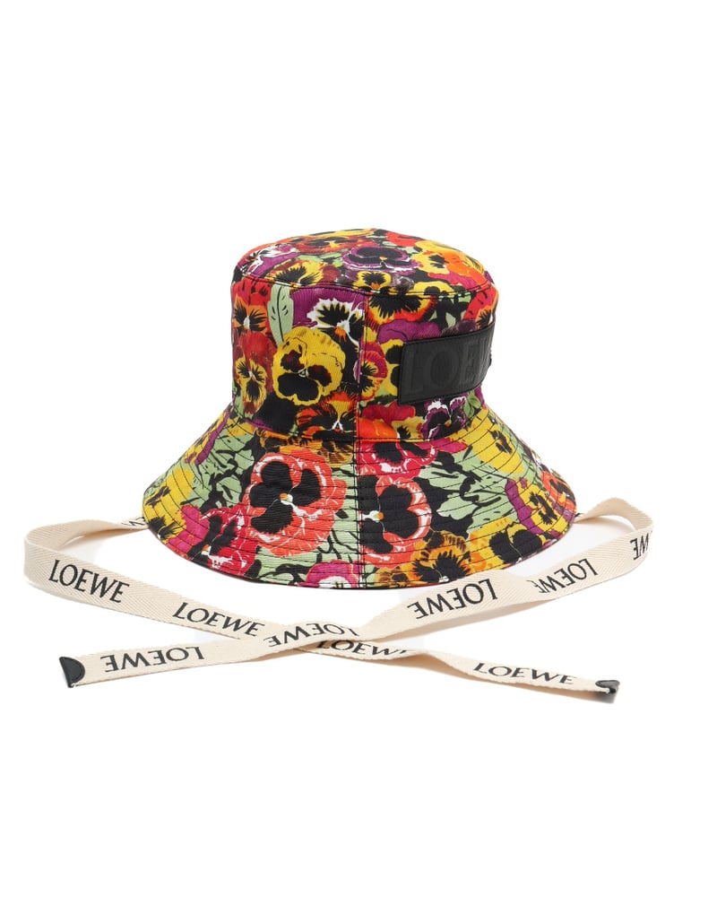 Loewe x Joe Brainard Pansies-Print Bucket Hat