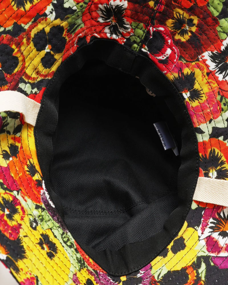Loewe x Joe Brainard Pansies-Print Bucket Hat