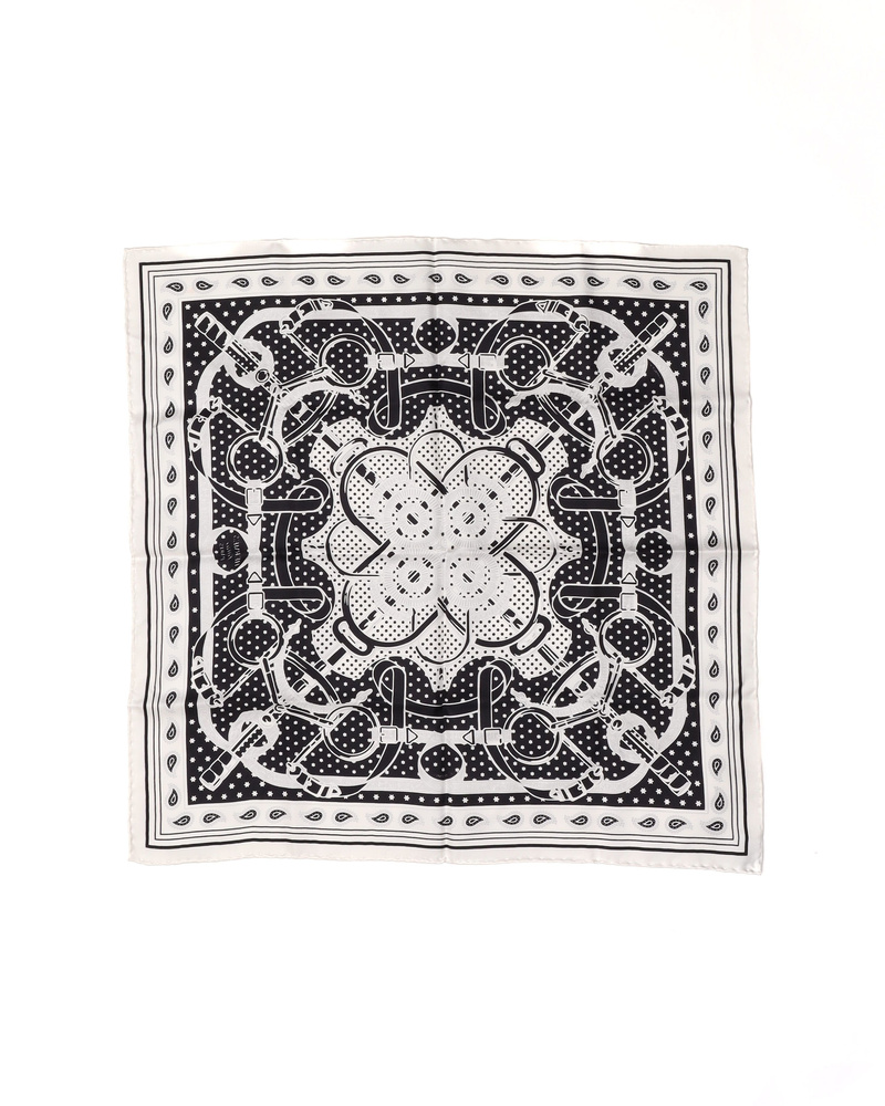 Hermès Hermes Carré 55 Eperon d'Or Bandana Silk Scarf