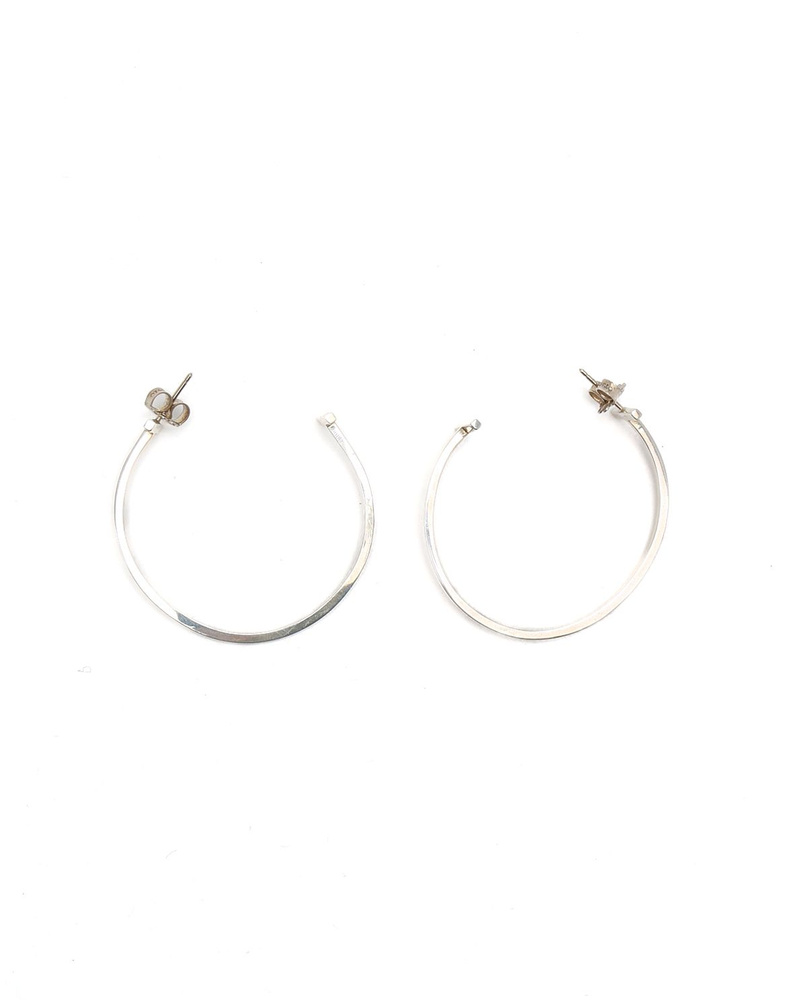 Tiffany & Co T Wire Hoop Silver Necklace
