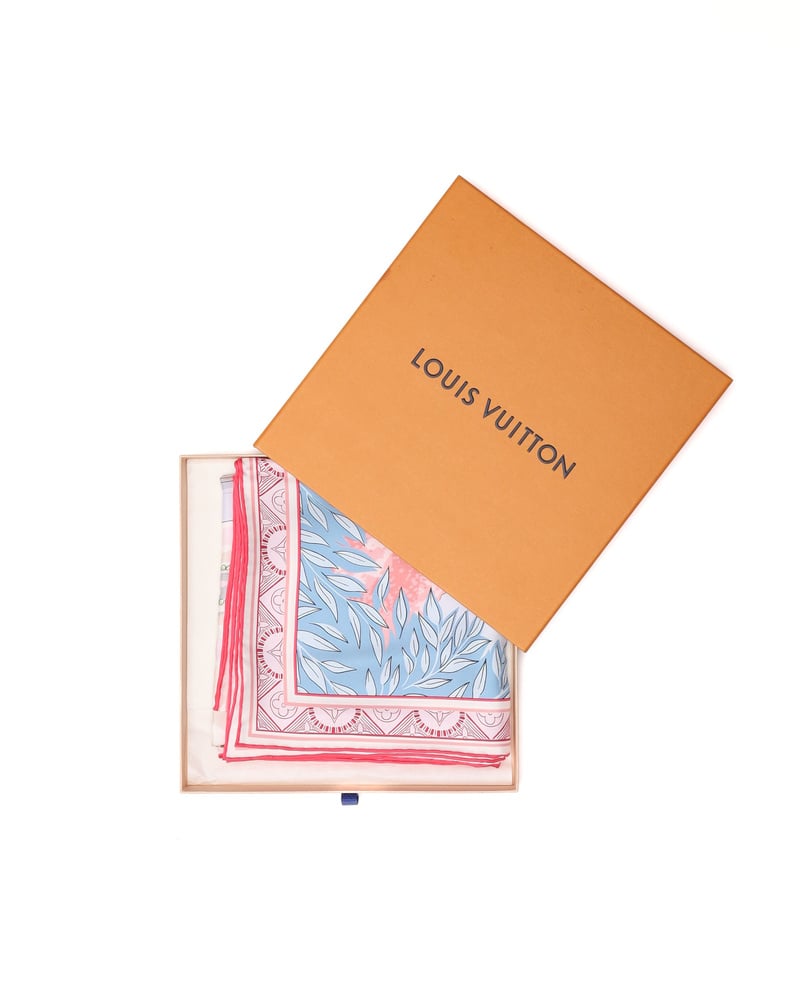 Louis Vuitton 90 Secret Garden Silk Scarf