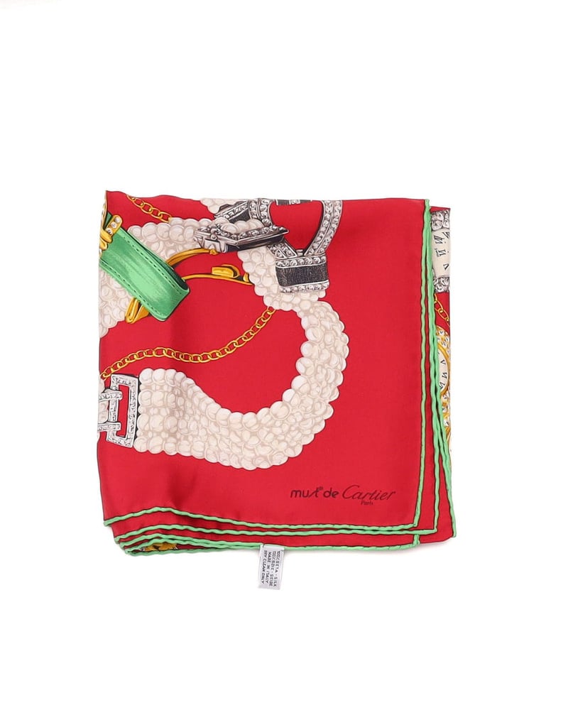Cartier Must de Cartier Le Temps Silk Scarf