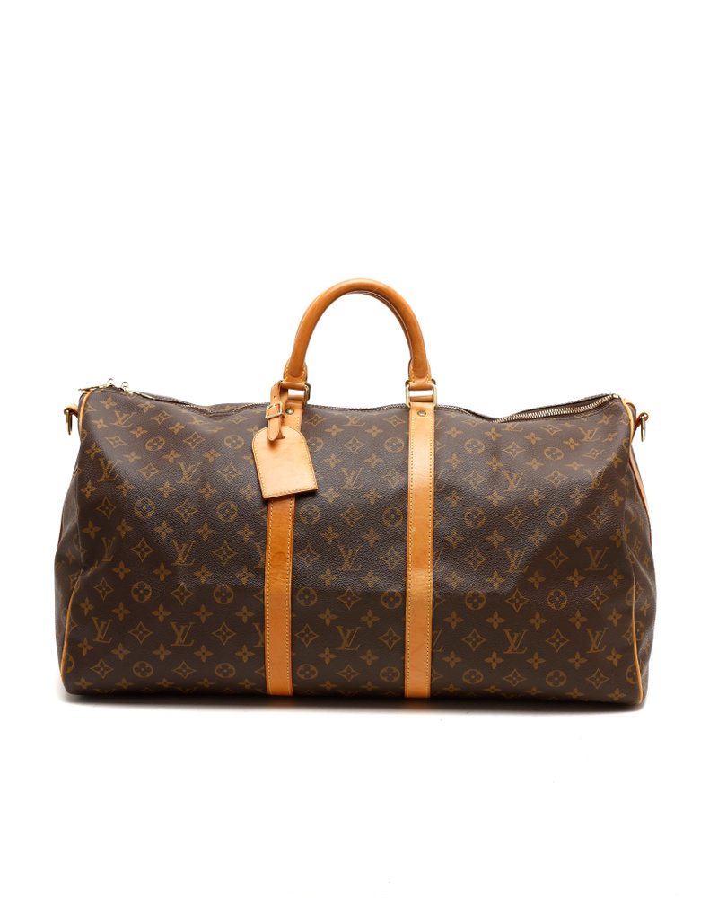 Louis Vuitton Monogram Keepall Bandoulière 55 Weekend Bag