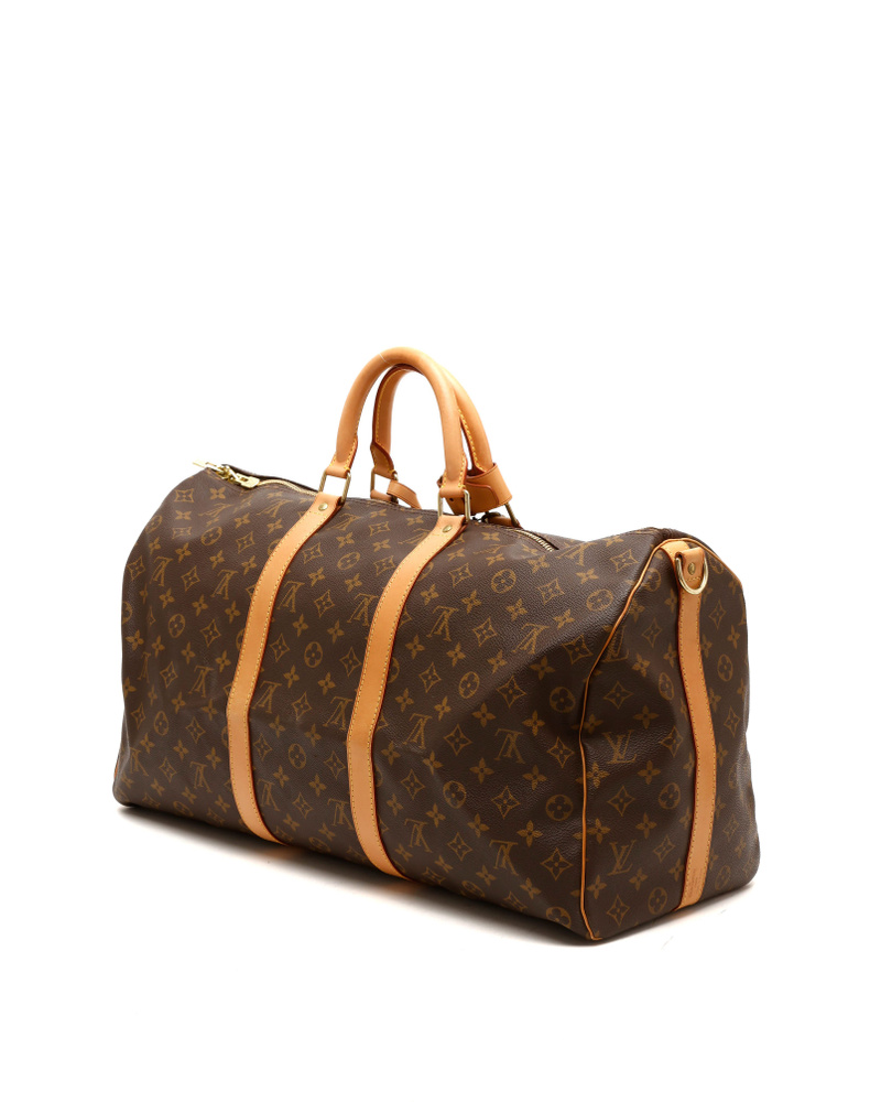 Louis Vuitton Monogram Keepall Bandoulière 50 Weekend Bag