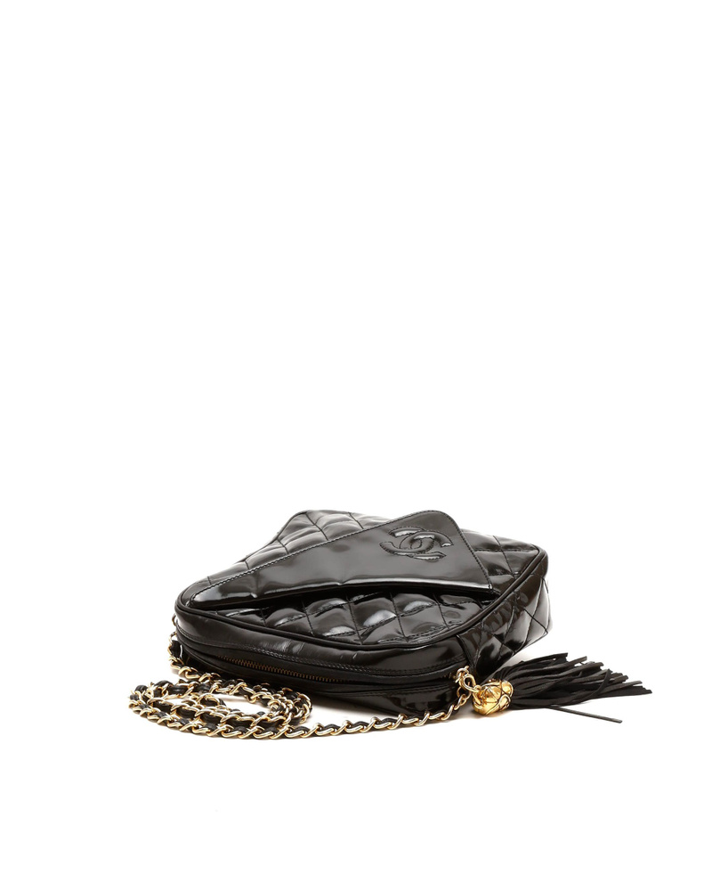 Chanel CC Tassel Patent Camera Bag