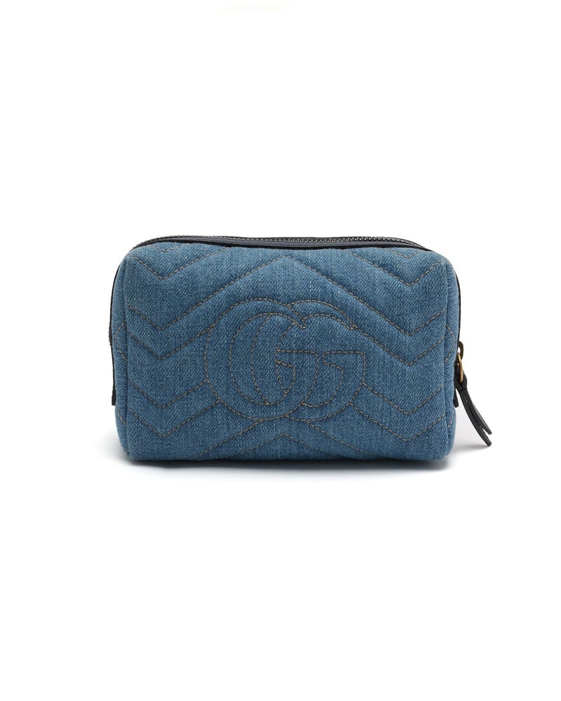 Gucci GG Marmont Denim Pouch