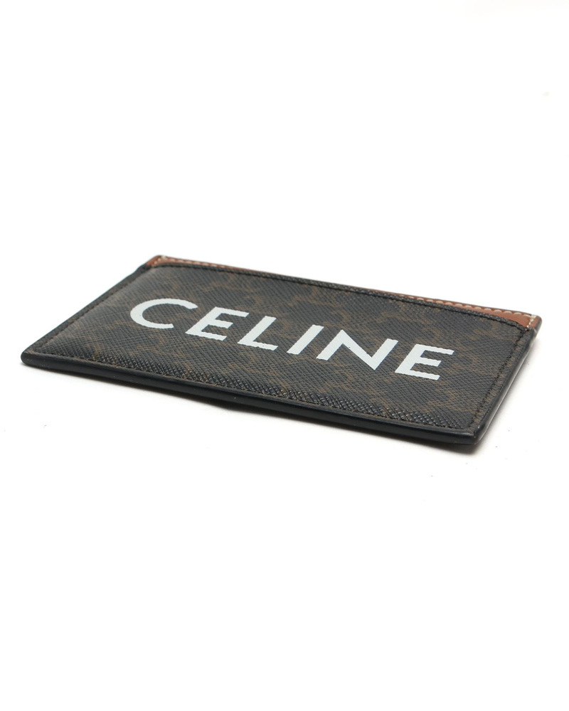 Céline Logo Macadam Card Holder