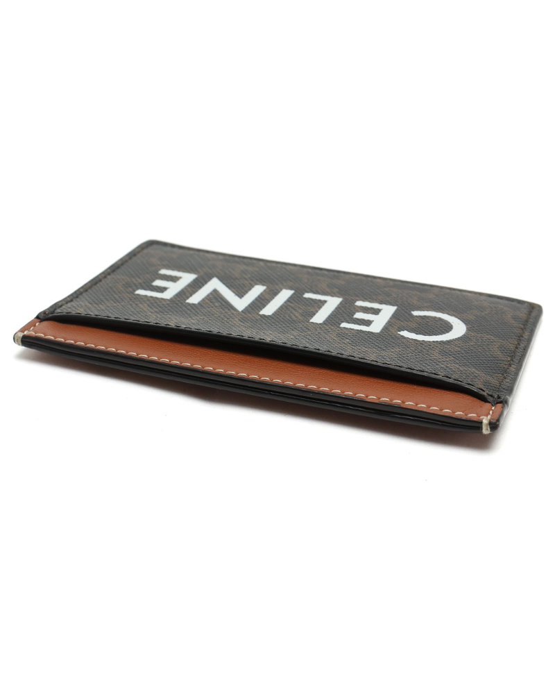 Céline Logo Macadam Card Holder