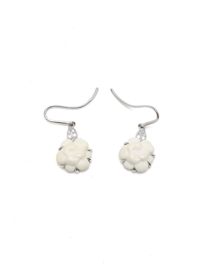 Chanel Camellia Diamond 18Kt Earrings