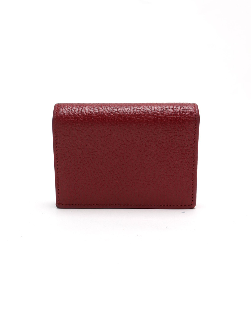 Gucci Leather Flap Card Holder