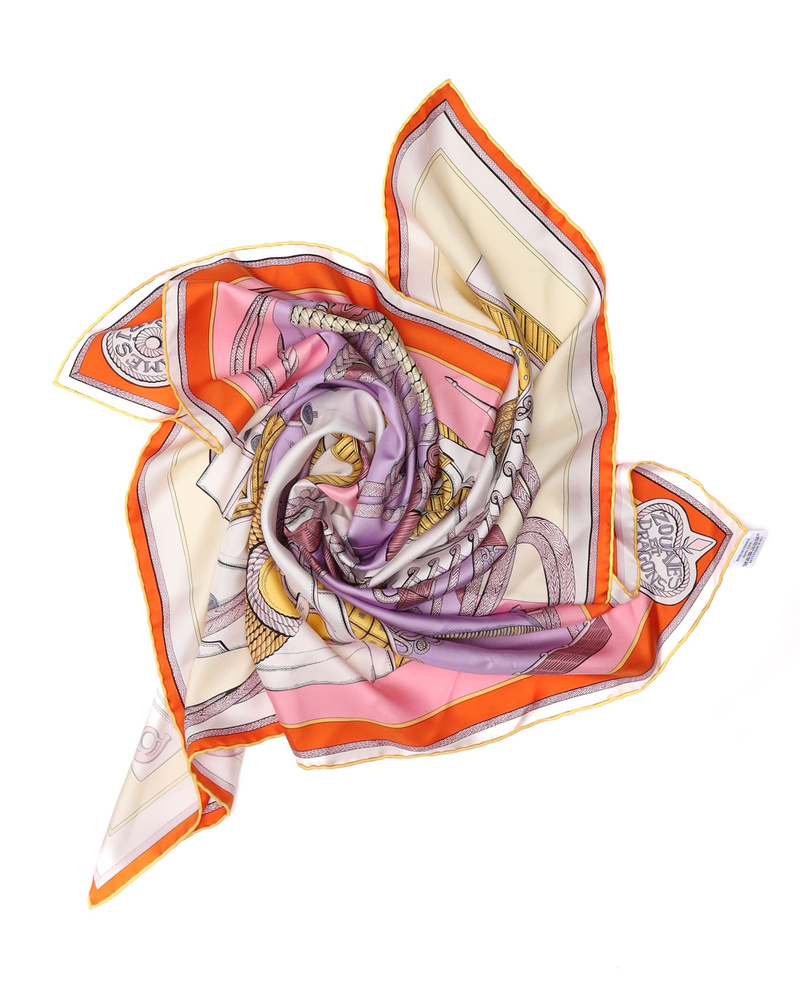 Hermès Hermes Carré 90 Zouaves et Dragons Silk Scarf
