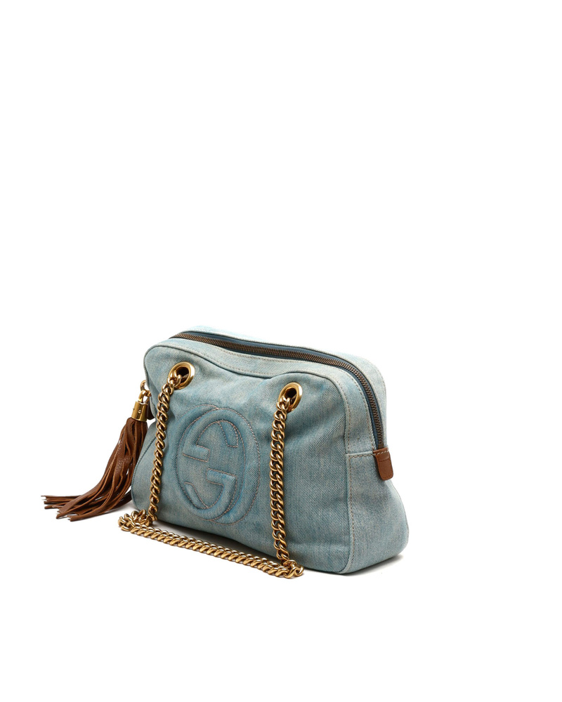 Gucci Denim Soho Disco Camera Bag