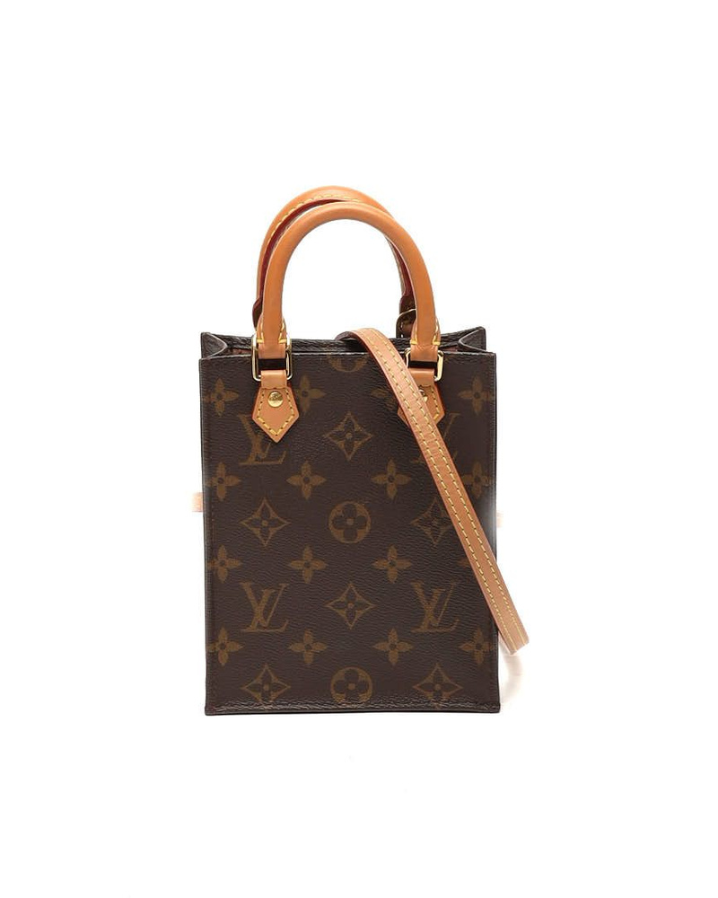 Louis Vuitton Monogram Petit Sac Plat Bag