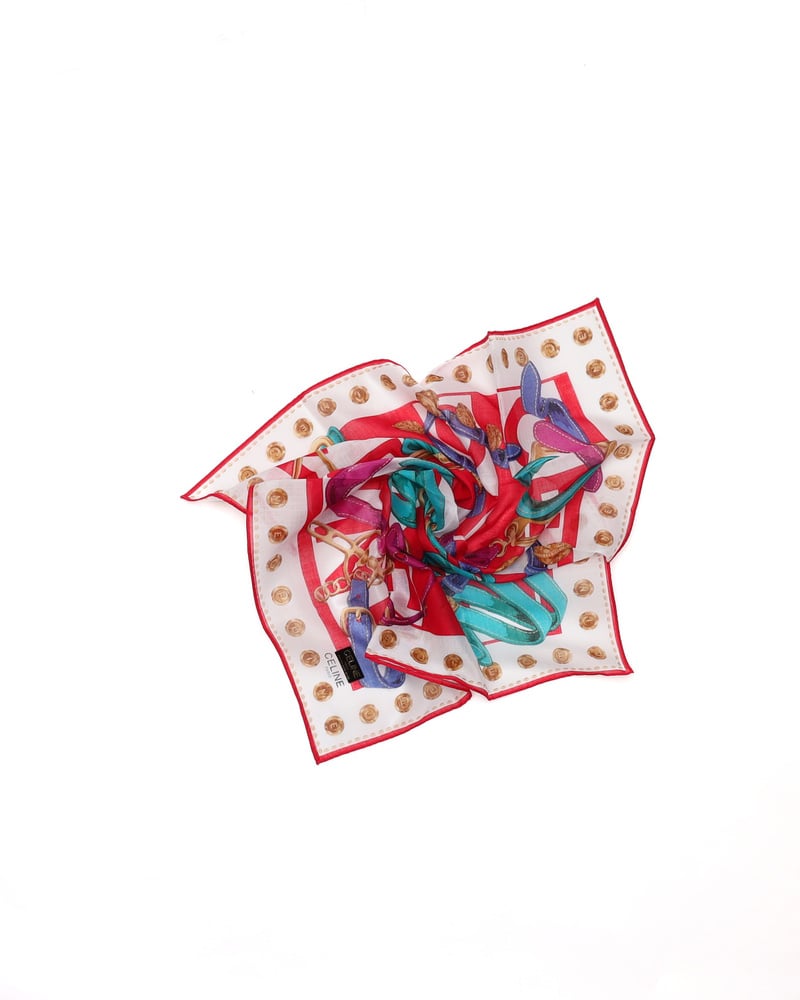 Céline 50 Cotton Scarf