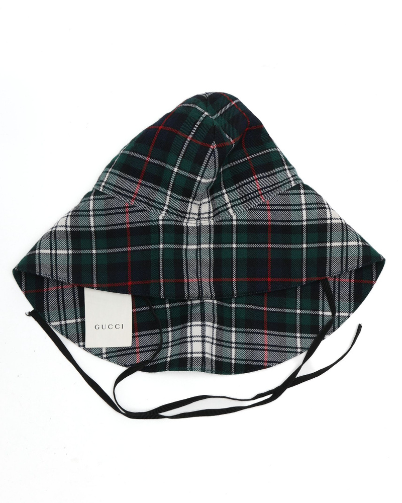 Gucci Plaid Bucket Hat, Size 57