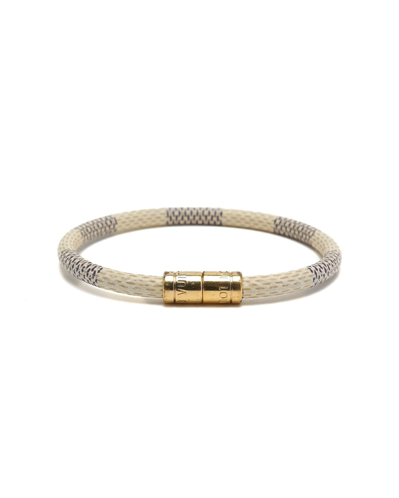 Louis Vuitton Damier Azur Keep It Bracelet