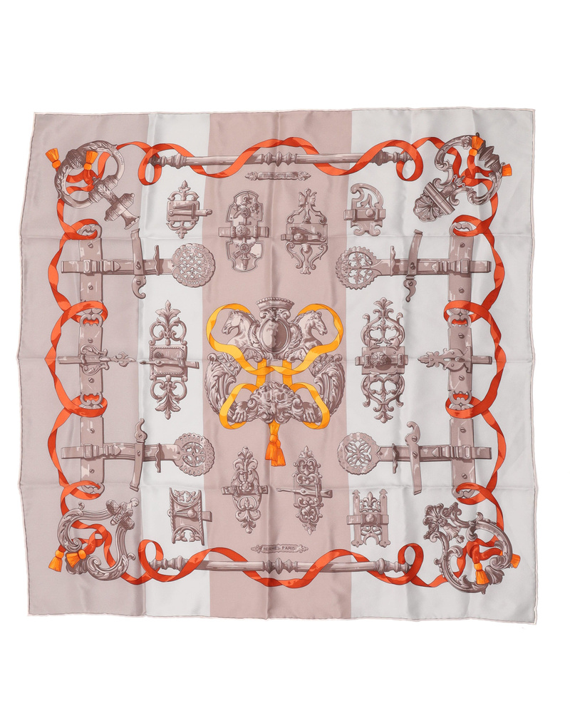 Hermès Hermes Carré 70 Ferronnerie Silk Scarf