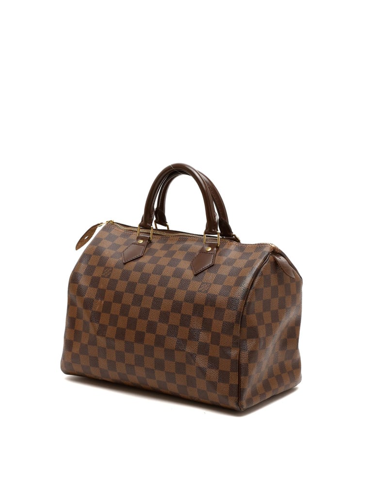 Louis Vuitton Damier Ebene Speedy 30 Bag