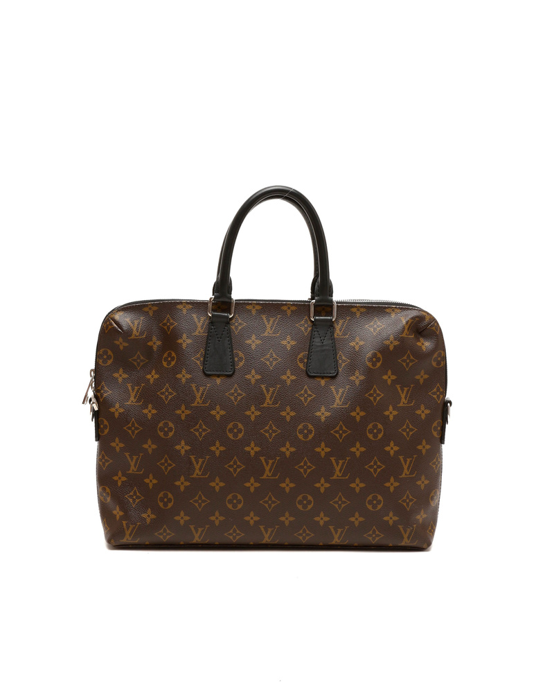 Louis Vuitton Monogram Macassar Porte-Document Jour Business Bag