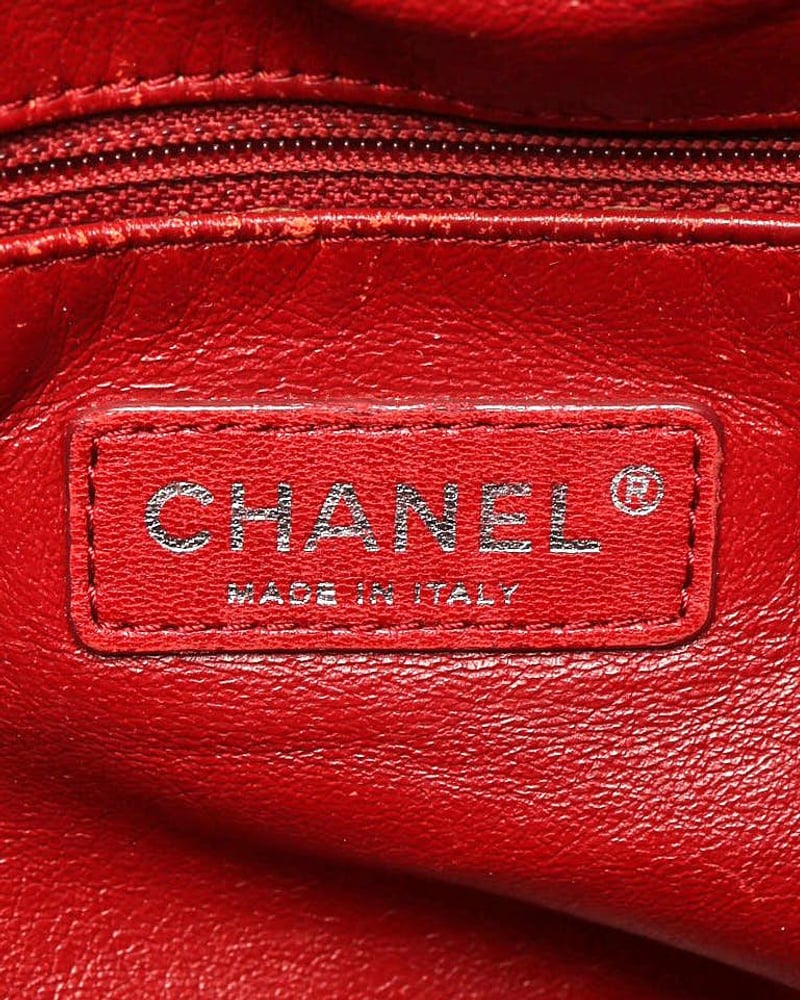 Chanel CC Vinyl Chain Tote Bag